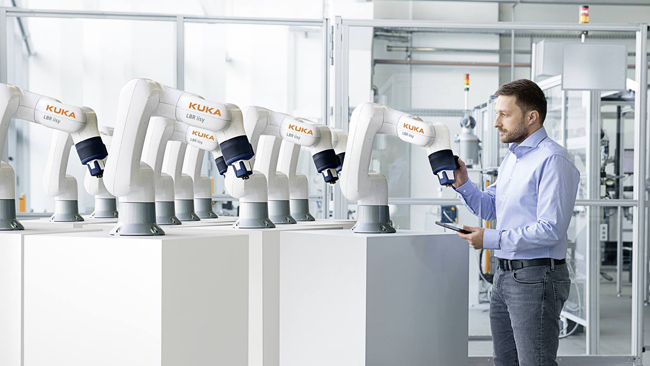쿠카(KUKA)의 새로운 협동로봇 엔비알 이지(NBR iisy)
