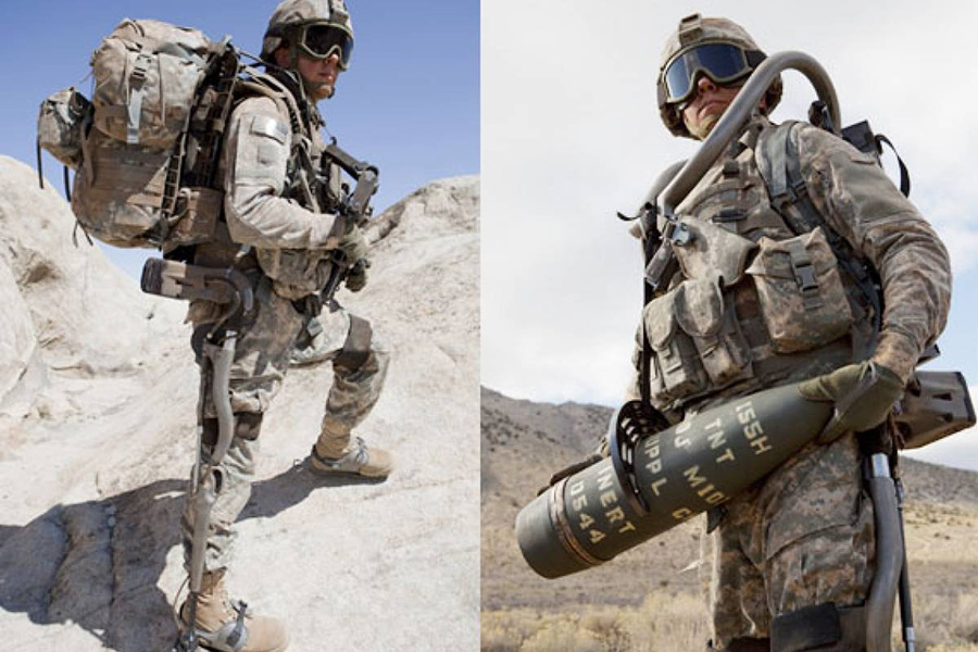 헐크(HULC)를 착용한 군인 모습 (사진. 록히드마틴)