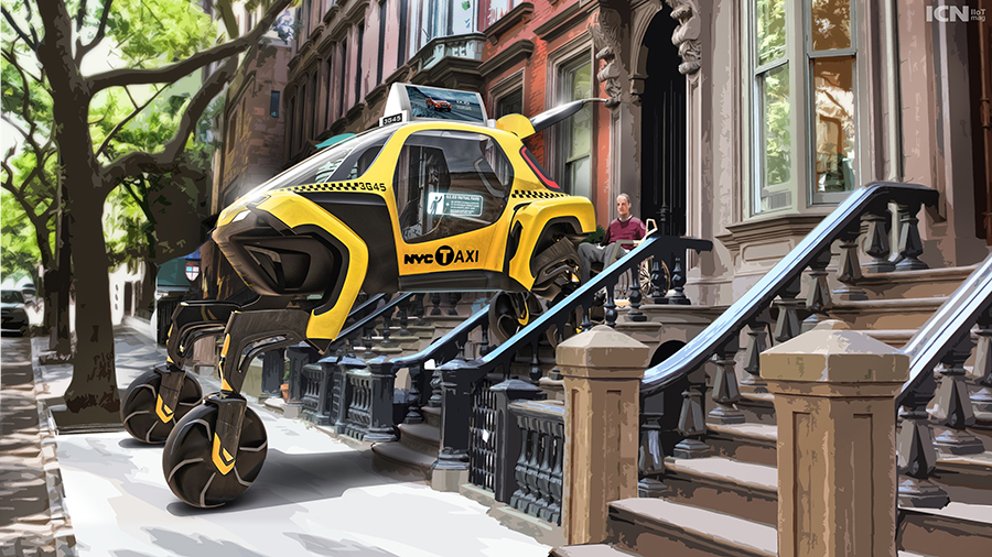 현대자동차, 걸어다니는 자동차 ‘엘리베이트’ 콘셉트카