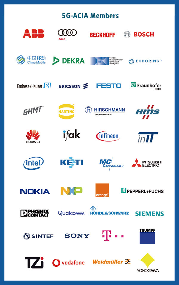 5G ACIA 회원사 리스트