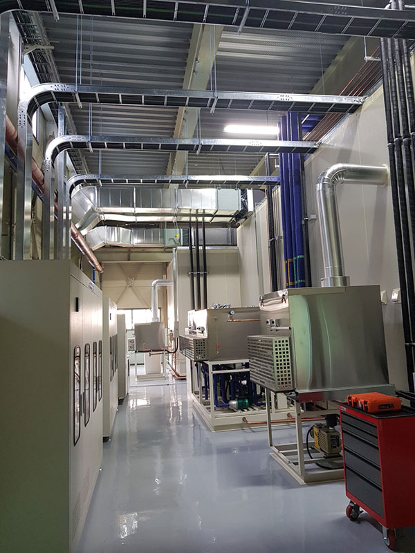 에머슨 클라이밋 통합 솔루션 시험실 - 전원판넬 및 기계실