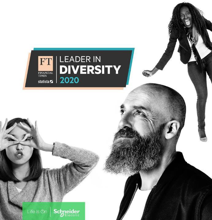Schneider Electric included in the Top 50 for The Diversity Leaders 2020 Schneider Electric included in the Top 50 for The Diversity Leaders 2020