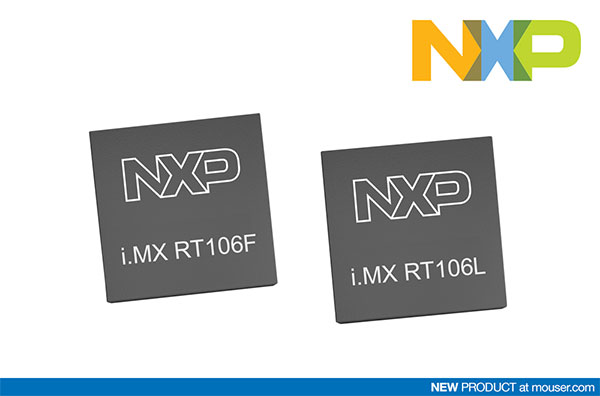 마우저, NXP의 i.MX RT106L 및 RT106F 프로세서 공급 마우저, NXP의 i.MX RT106L 및 RT106F 프로세서 공급