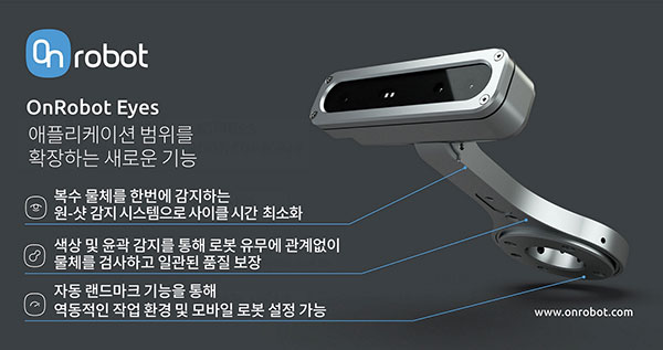 온로봇 아이즈 비전시스템, 이제는 비정형 물체도 빠르게 감지 온로봇 아이즈 비전시스템, 이제는 비정형 물체도 빠르게 감지