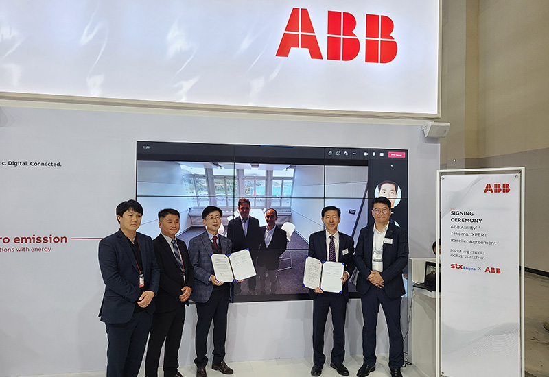 STX 엔진, ABB Ability Tekomar XPERT 디지털 솔루션 제공 STX 엔진, ABB Ability Tekomar XPERT 디지털 솔루션 제공