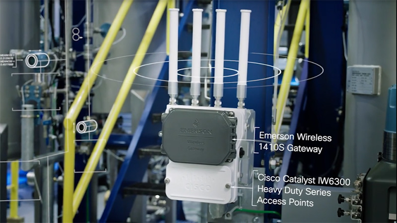에머슨과 시스코가 제공하는 산업용 와이파이(WiFi) 솔루션