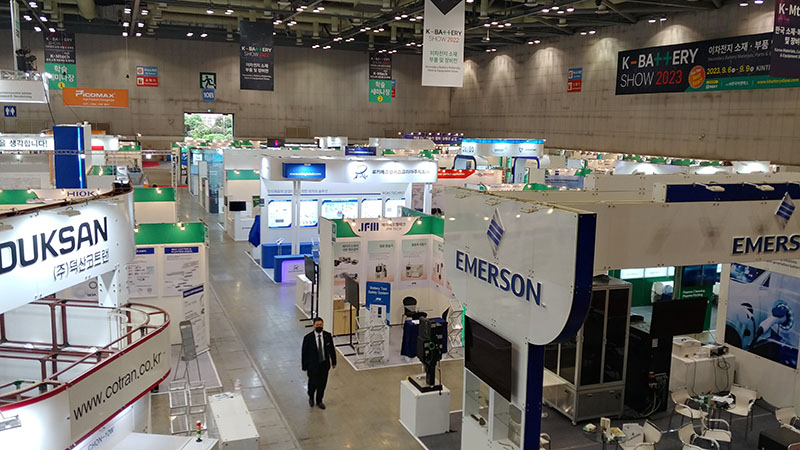 K-BATTERY SHOW 2022 전시장 전경