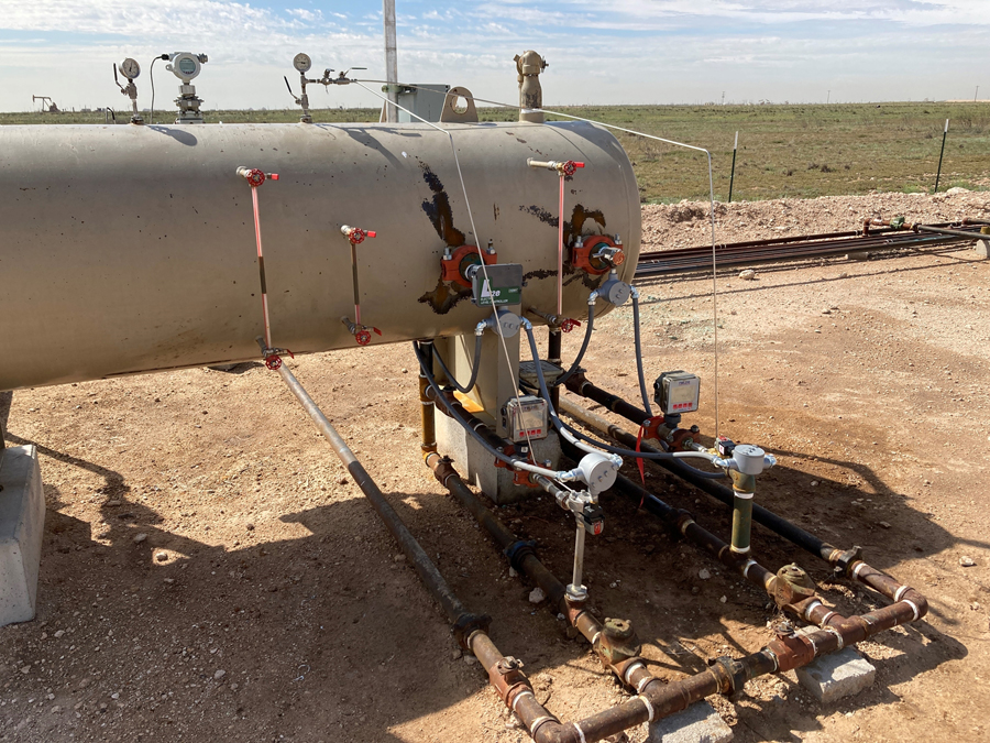 에머슨 ASCO™ 무공해 전기 덤프 밸브의 설치 현장 모습