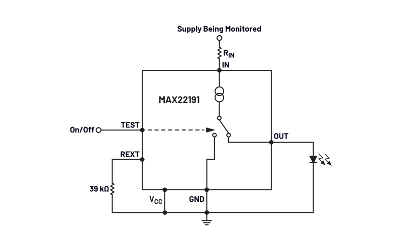 그림 1. 전원공급 모니터링 LED 드라이버