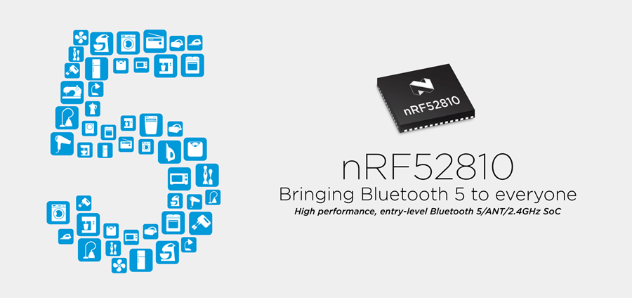 노르딕, 고성능 블루투스(Bluetooth®) 저에너지 SoC(System-on-Chip) 제품군인 nRF52 시리즈