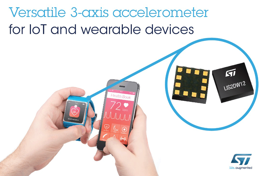 ST마이크로일렉트로닉스의 다기능 가속도 센서