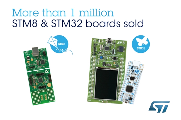 ST마이크로일렉트로닉스의 STM32 및 STM8 마이크로컨트롤러