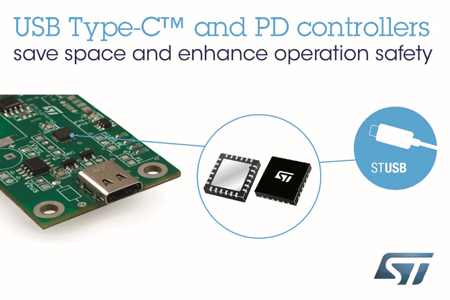 USB Type-C™ 컨트롤러 (이미지. ST)