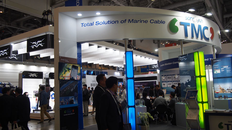 사진. 코마린 2017 TMC 부스 모습(사진. 아이씨엔)