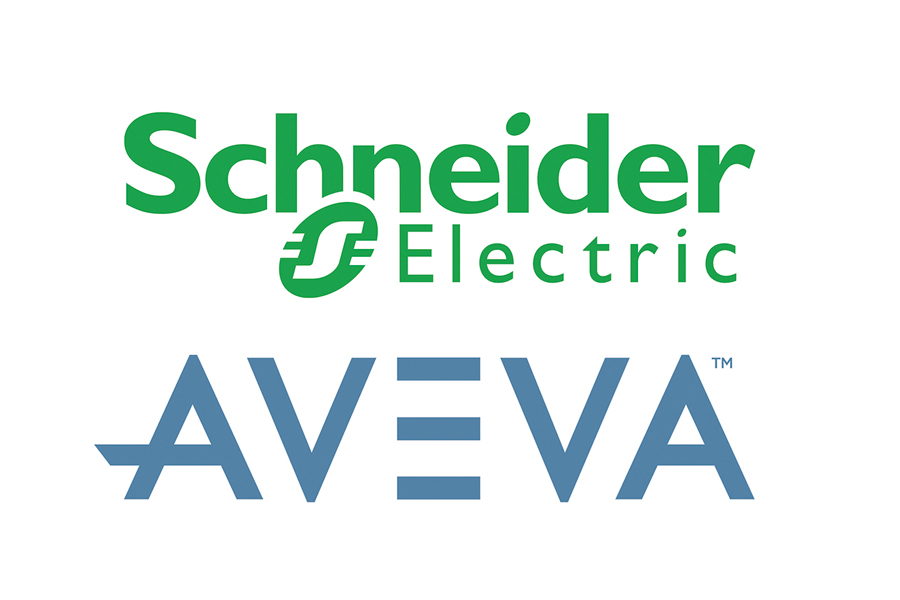 슈나이더 + 아비바 로고