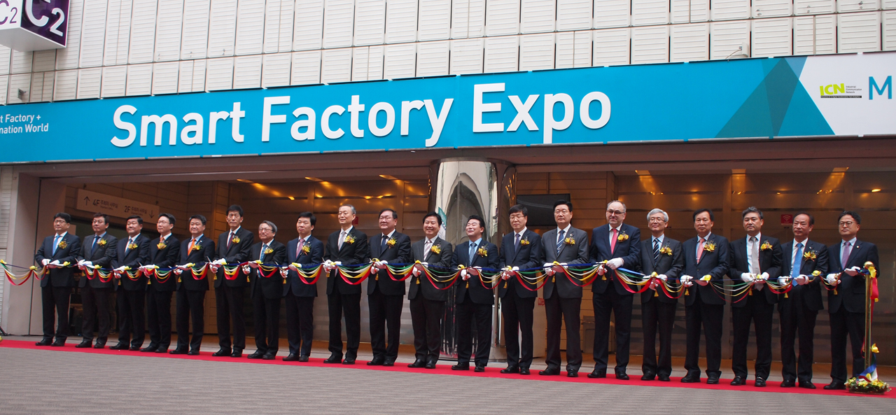 스마트팩토리+오토메이션월드 2018 개막 (사진. 아이씨엔)
