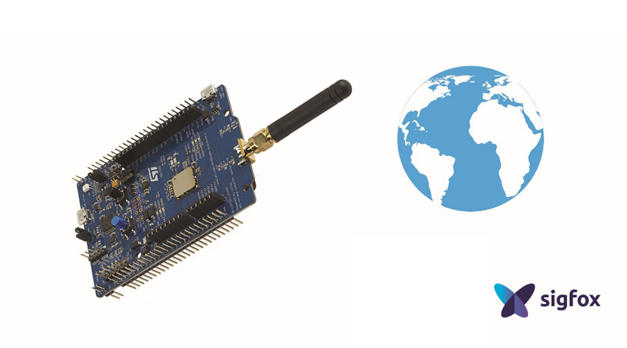 기존 LoRa 개발키트에 시그폭스(Sigfox™) 패키지를 추가 했다.