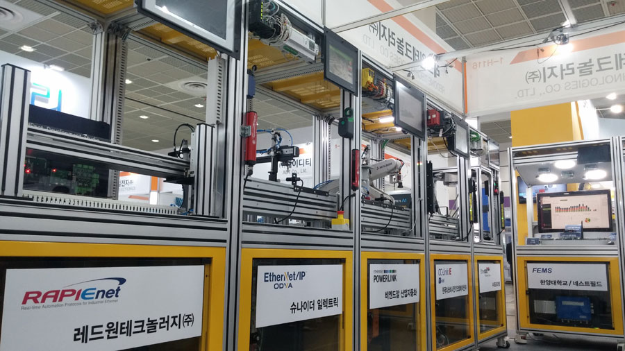 OPC UA 기반 스마트공장 실증 데모 라인