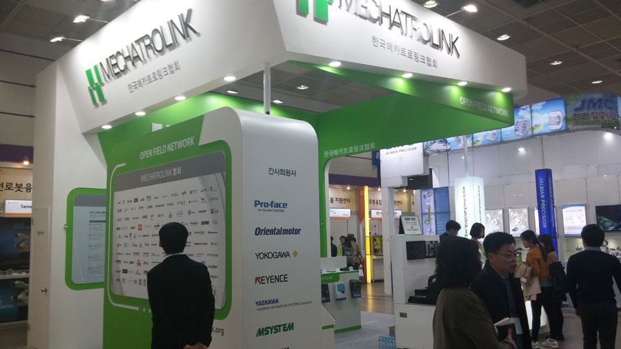 메카트로링크(MECHTROLINK)협회 부스