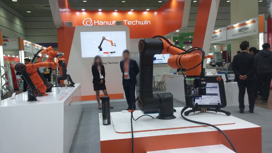 한화테크윈 협동로봇 (사진. 아이씨엔)